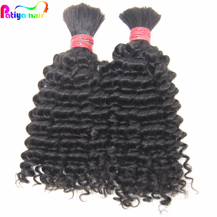 Patiya Good Hair Supplier 12A Raw Vietnam Virgin Remy Hair Boho Braids Burmese Curly Unprocessed Kinky Curly Bulk Braiding Hair
