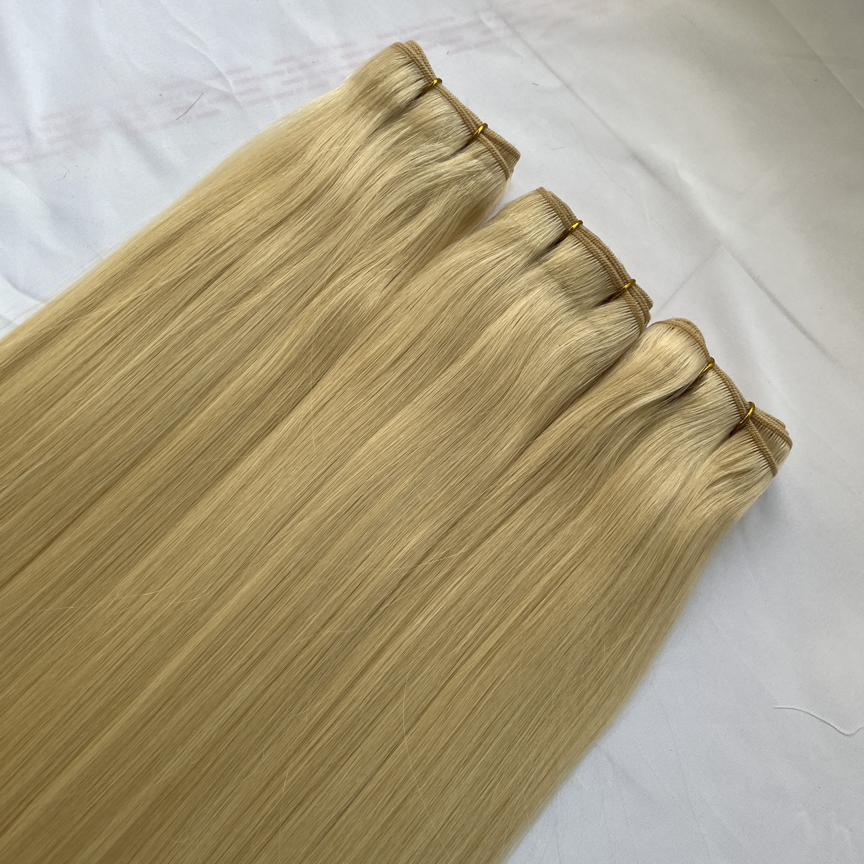 Wholesale 613 Bundles Human Hair Weave Vendor Cuticle Aligned Filipino Hair Raw Virgin Weft Blonde Color 100human Hair Supplier