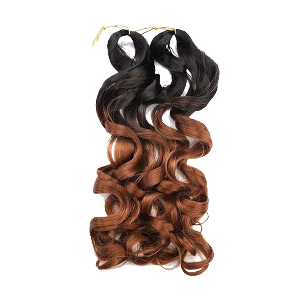 Loose Wave Crochet Braids Hair Bundles Spiral Curl Wavy Braids Pony Styler French Curl Braids Yaki Hair Extensions