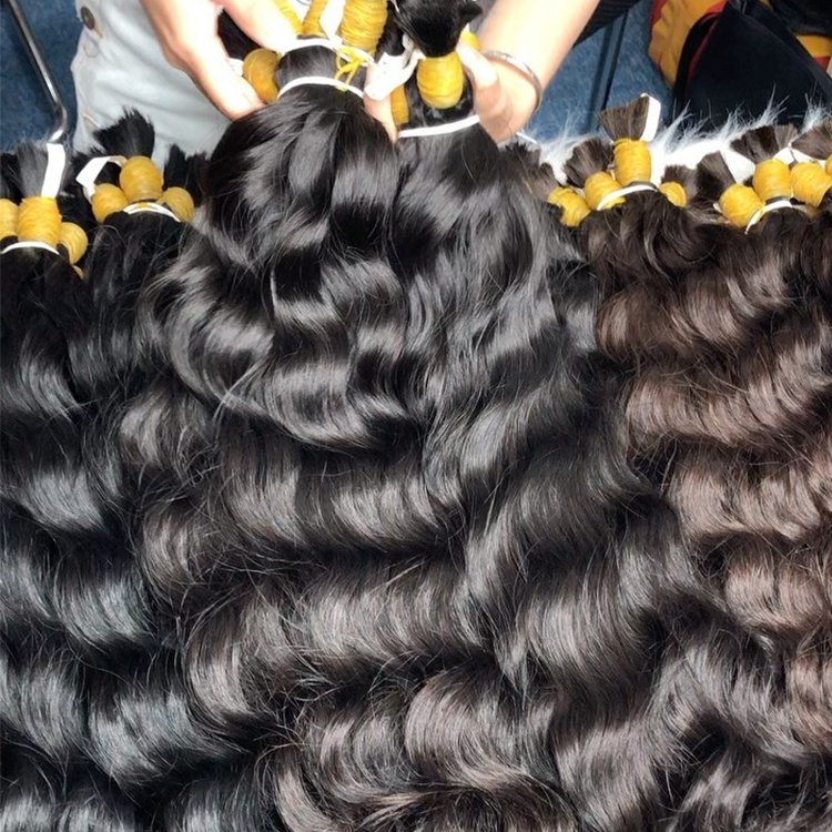 Wholesale raw indian hair bulk unprocessed raw human hair afro kinky no weft bulk human hair vendor