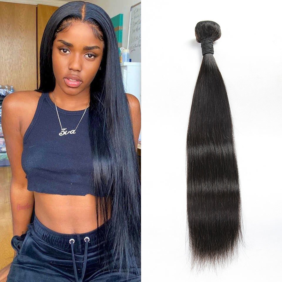 22 24 26 28 inch INDIAN Hair Silky Straight Human Bundles Natural Color Human Hair Extensions Thick Hair Weaves