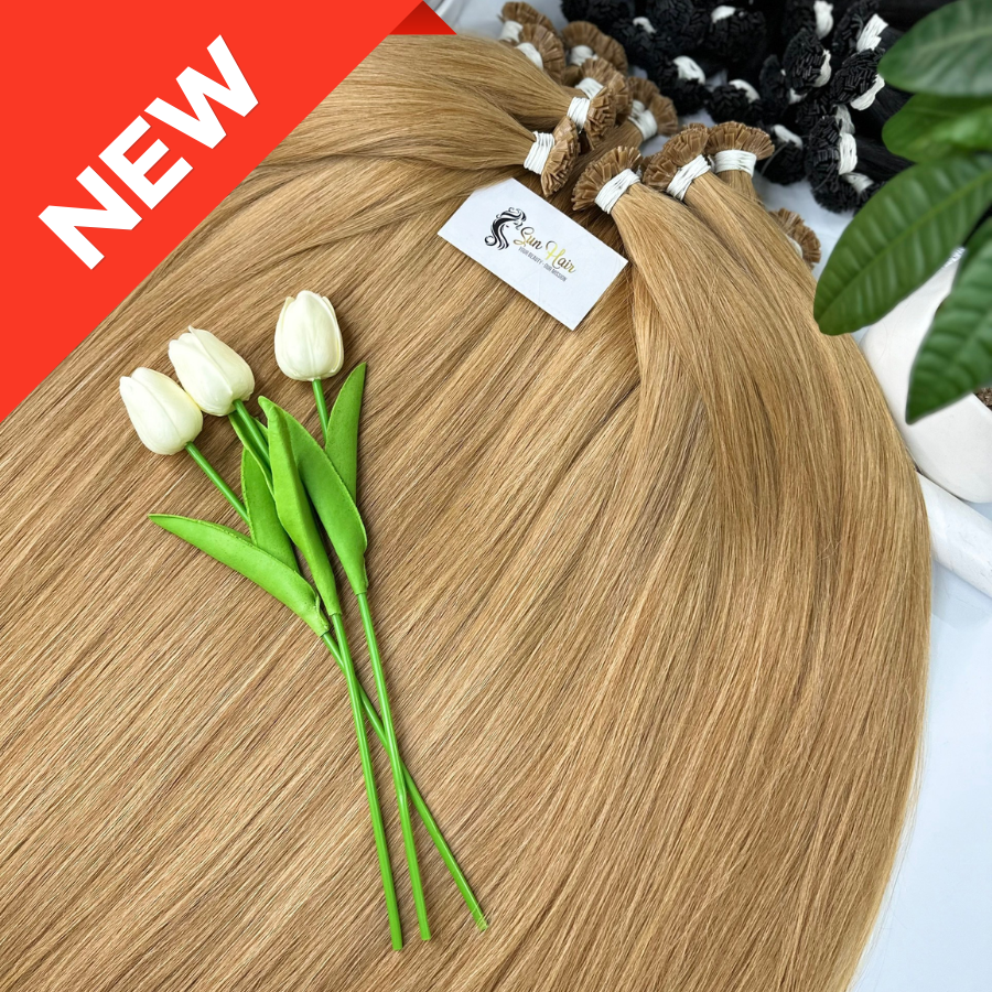 Wholesale 100% Real Human Hair Extensions Natural SDD with Many Colors Keratin Flat Tip Wig from Sun Hair Company