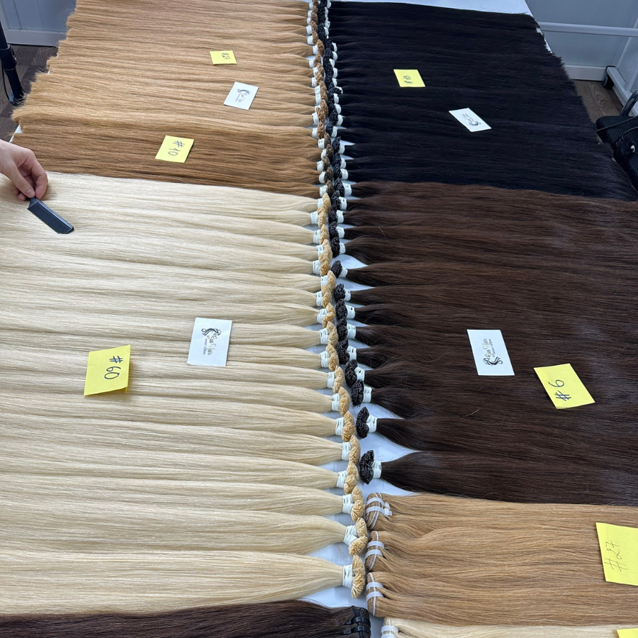 Wholesale 100% Real Human Hair Extensions Natural SDD with Many Colors Keratin Flat Tip Wig from Sun Hair Company