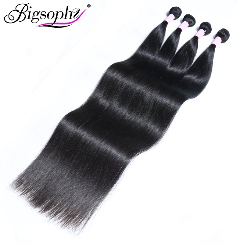 Bundle hair vendors brazilian human hair 28 30 32 34 36 40 inches virgin bone straight human hair products for black women
