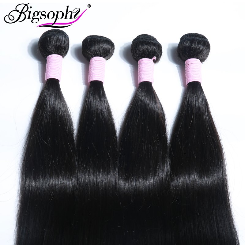 Bundle hair vendors brazilian human hair 28 30 32 34 36 40 inches virgin bone straight human hair products for black women