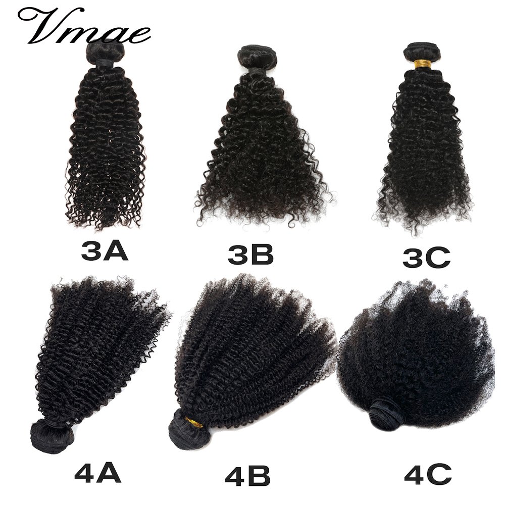 VMAE Mongolian Raw Cuticle Aligned Natural Human Hair Weaves Bundles Black Afro Kinky Burmese Curly Human Hair Extension