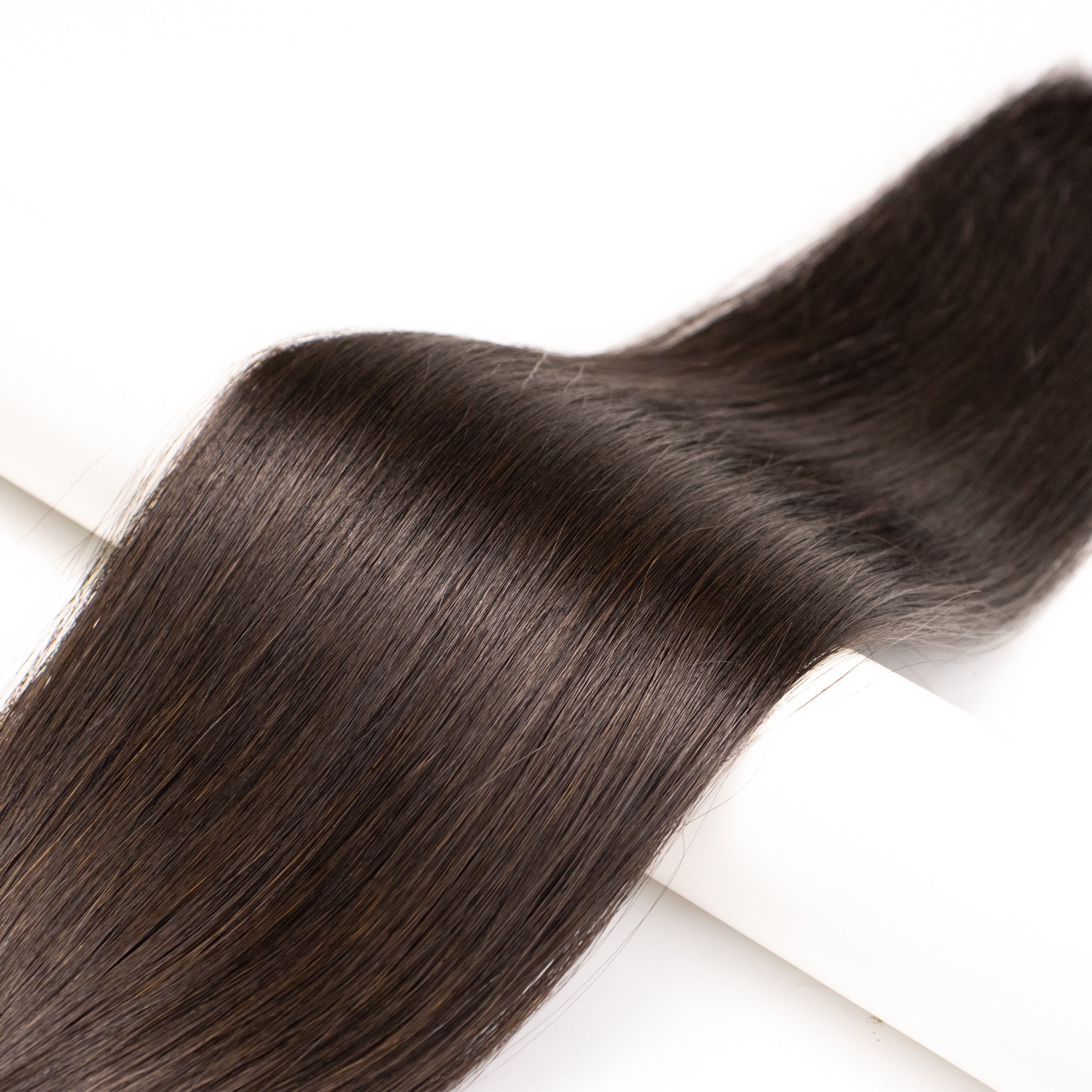 HOHO Machine Weft Human Hair Extensions Bundles Natural Color Virgin Human Hair Bundles Cuticle Aligned Double Weft Extensions