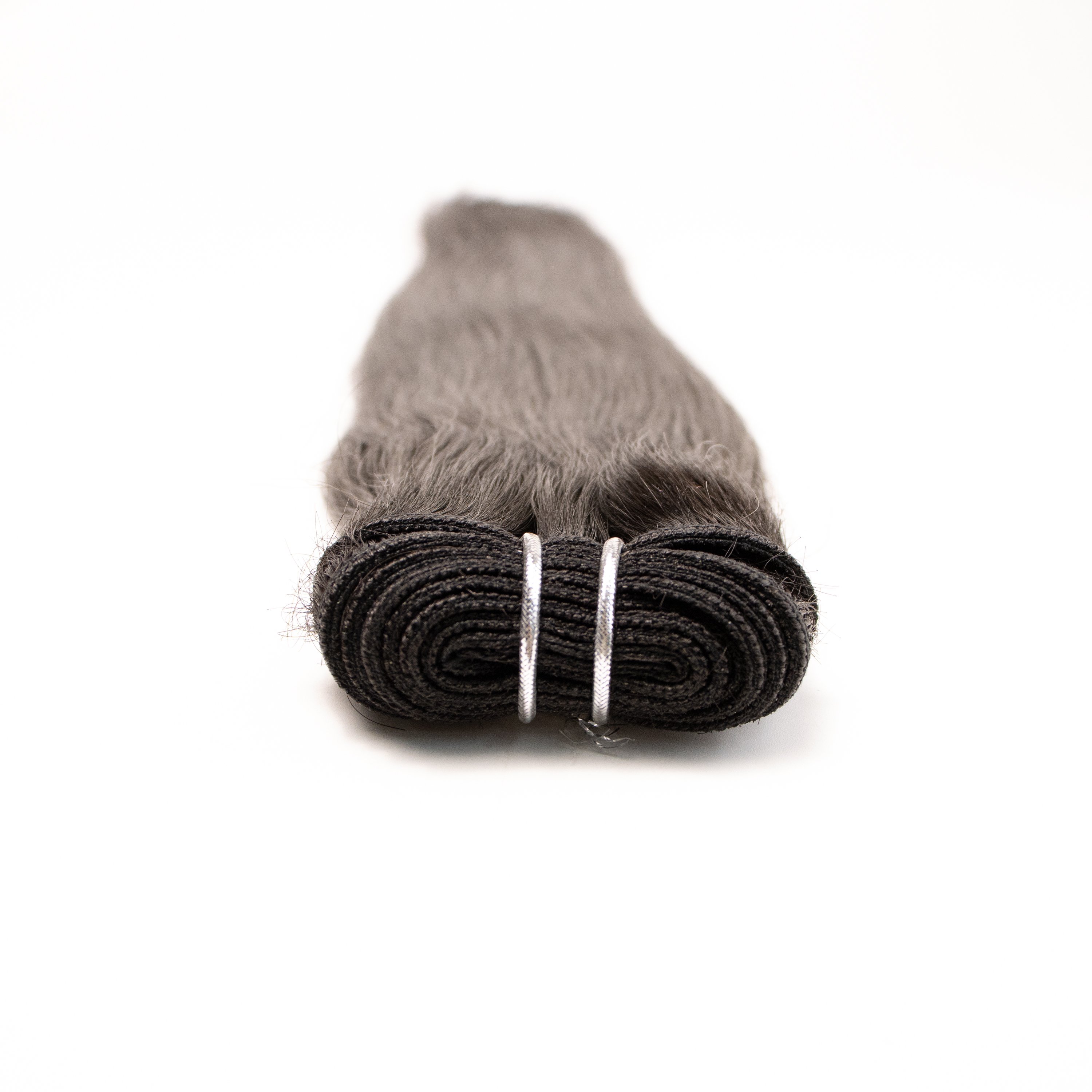 HOHO Machine Weft Human Hair Extensions Bundles Natural Color Virgin Human Hair Bundles Cuticle Aligned Double Weft Extensions