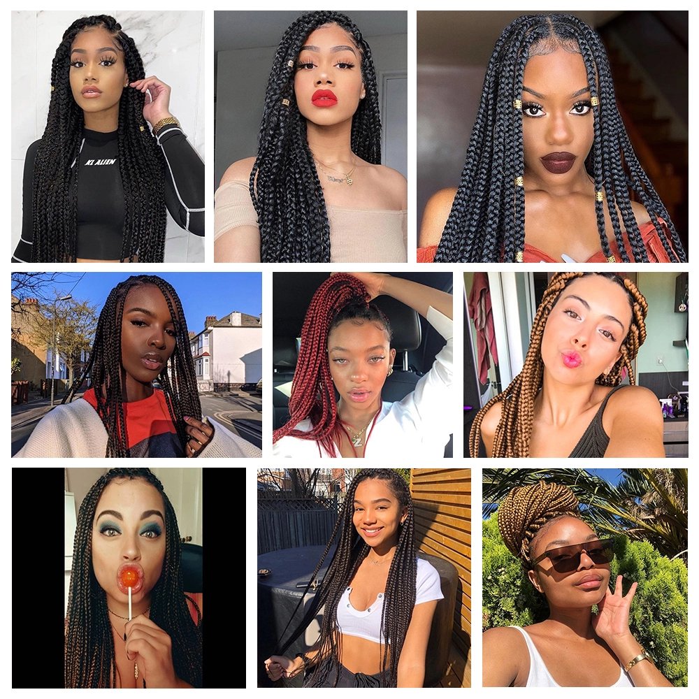 Crochet Braiding hair 41 inch Jumbo Extensions Synthetic Braid Hair Extensions For Women Ombre Two Tone Color colored hair wicks