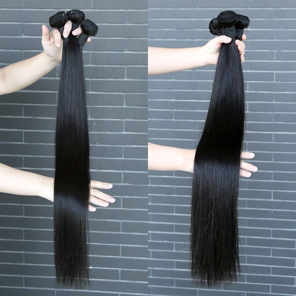 32 34 36 38 40 Inch Raw Indian Straight Hair Weave, Peruvian 100% Human Hair Extensions, Bundles Xuchang Fuxin Natural Hair