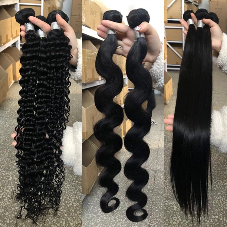 32 34 36 38 40 Inch Raw Indian Straight Hair Weave, Peruvian 100% Human Hair Extensions, Bundles Xuchang Fuxin Natural Hair