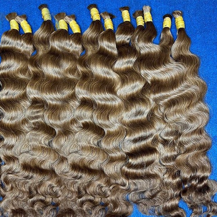 Wholesale raw vietnamese raw virgin one donor human hair double drawn bulk for braiding