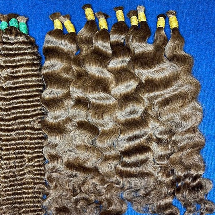 Wholesale raw vietnamese raw virgin one donor human hair double drawn bulk for braiding