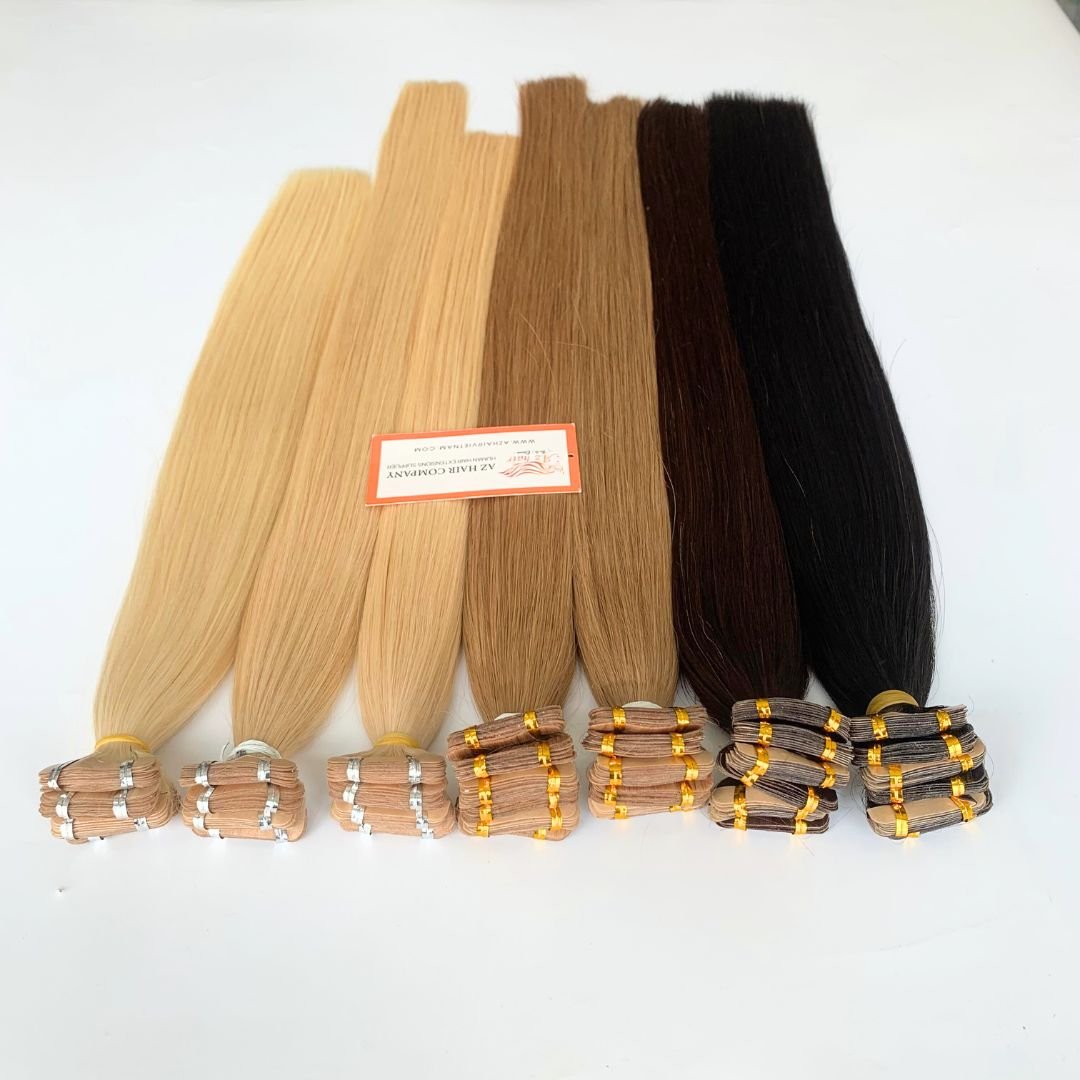 High Quality Toupee Hair Extensions Real Tape In Human Hair Extensions Wholesale Price Cutical Aligne Hair