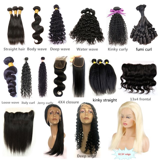 10A 12A Ombre Color Human Hair Extension Bundles, Brazilian Human Hair Bundles, Wholesale Deep Wave Virgin Hair Bundles