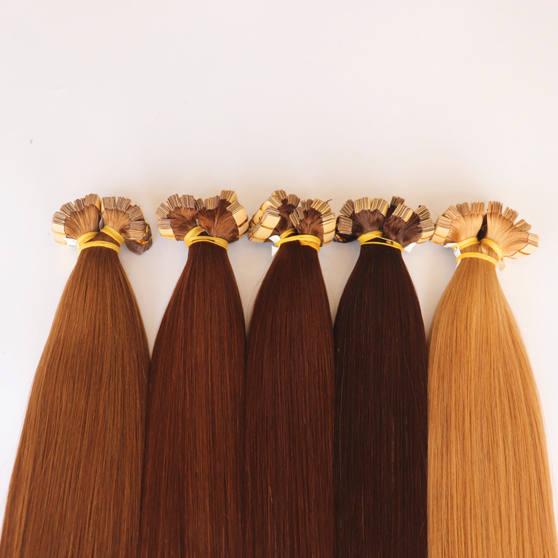 TOP SELLING Wholesale Vietnamese Tape Human Hair Extensions Super Double Drawn Straight Hair Bundles High Quality Raw
