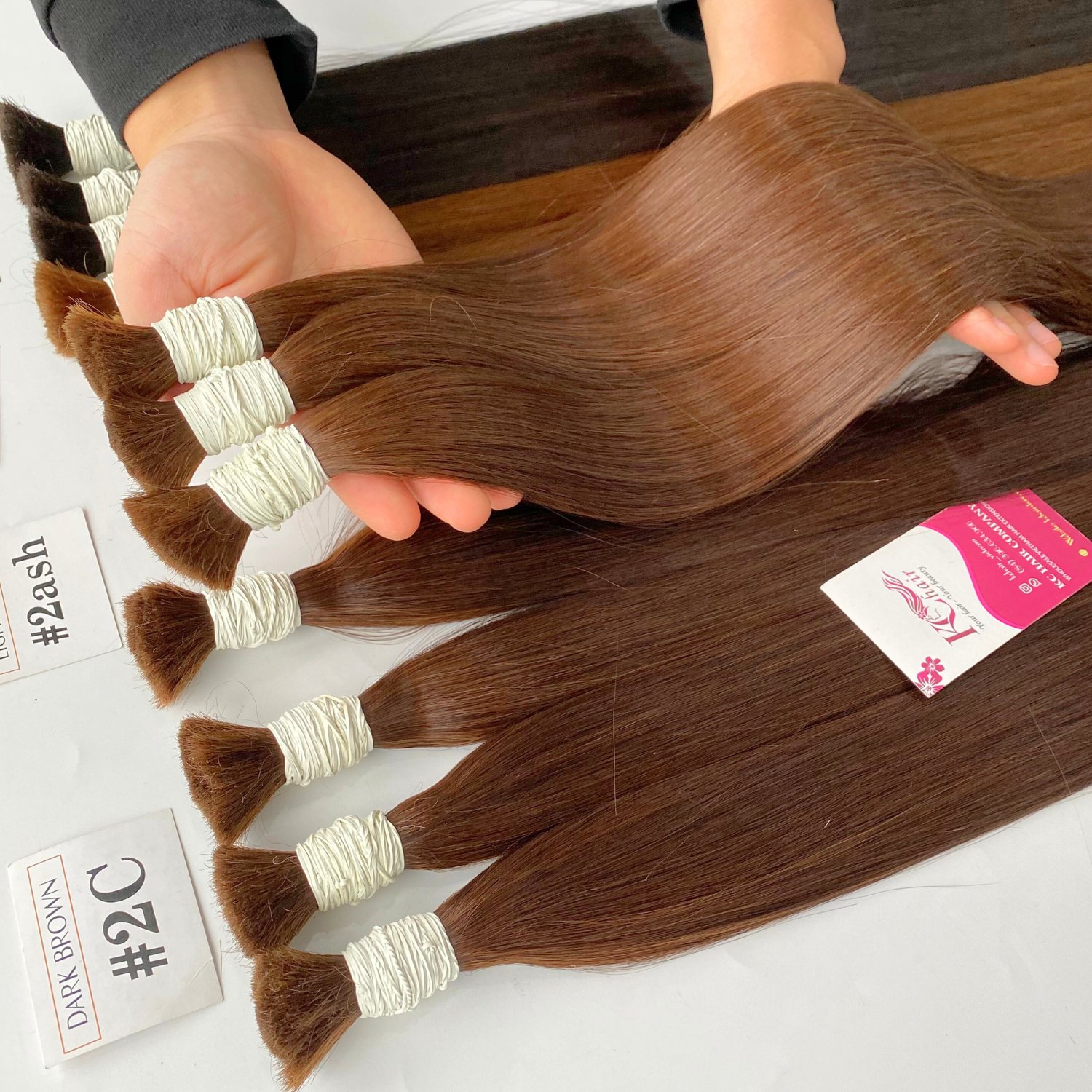 Wholesale Price From Factory Human Hair Extensions Bulk Straight Raw Virgin Hair From Vietnam Factory Hair