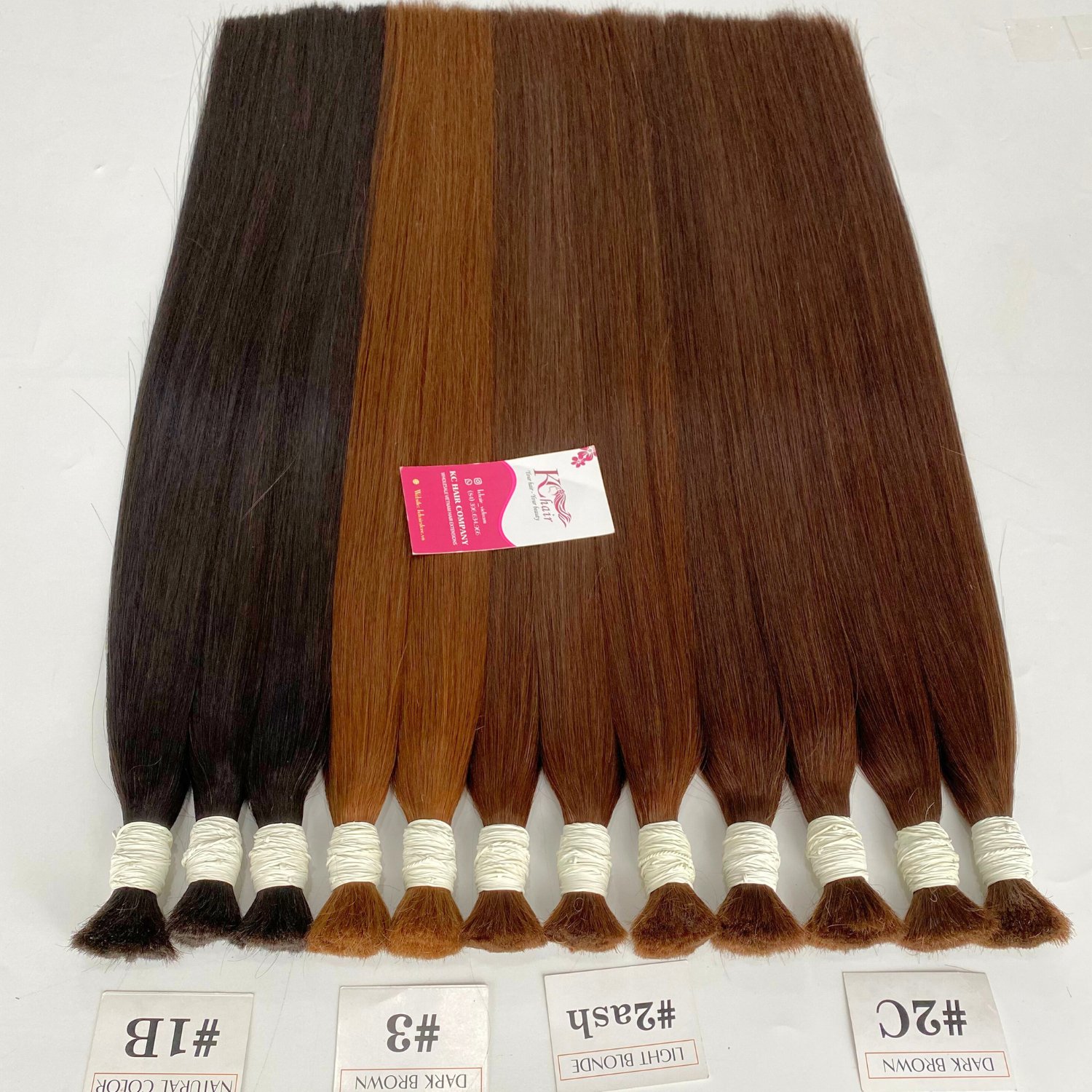 Wholesale Price From Factory Human Hair Extensions Bulk Straight Raw Virgin Hair From Vietnam Factory Hair