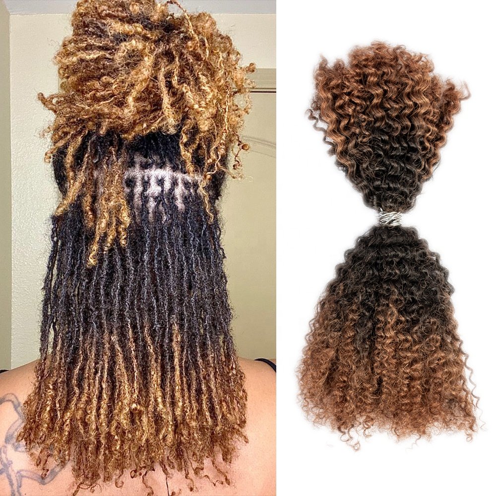 Hot Selling High Quality 8-28 Inches 4B4C 100% Human Virgin Hair For Braiding No Weft