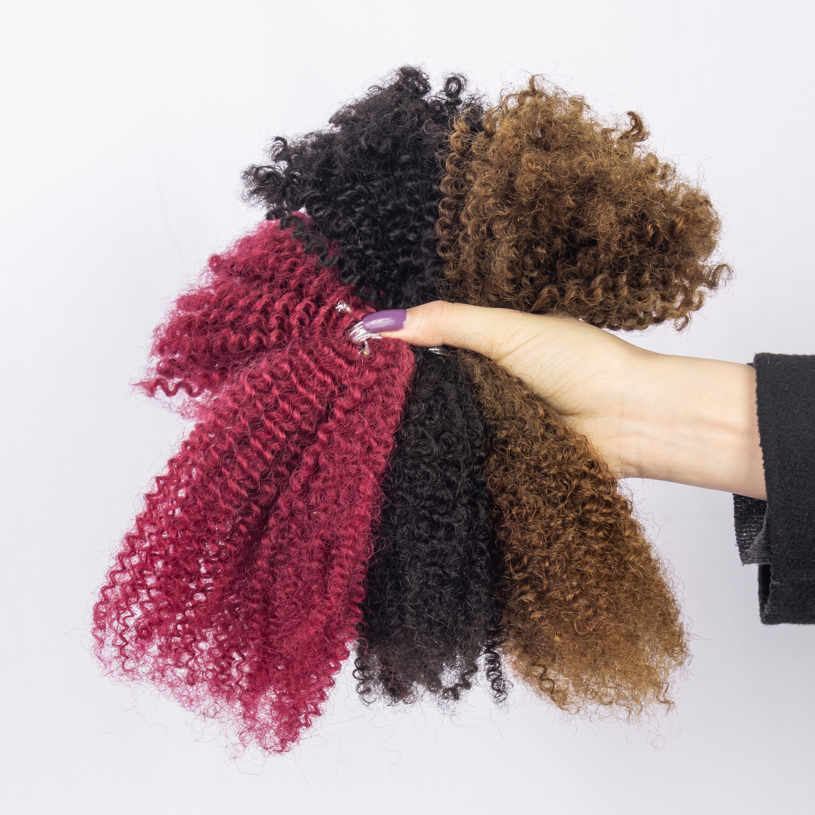 Hot Selling High Quality 8-28 Inches 4B4C 100% Human Virgin Hair For Braiding No Weft
