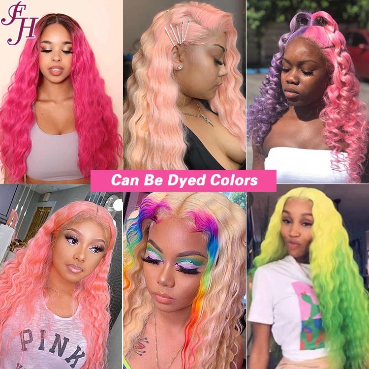 FH Human Hair Extension Cuticle Aligned Brazilian Exclusive Virgin Hair Wave Deep Curly Bundles Vendor Remy 100 Human Hair