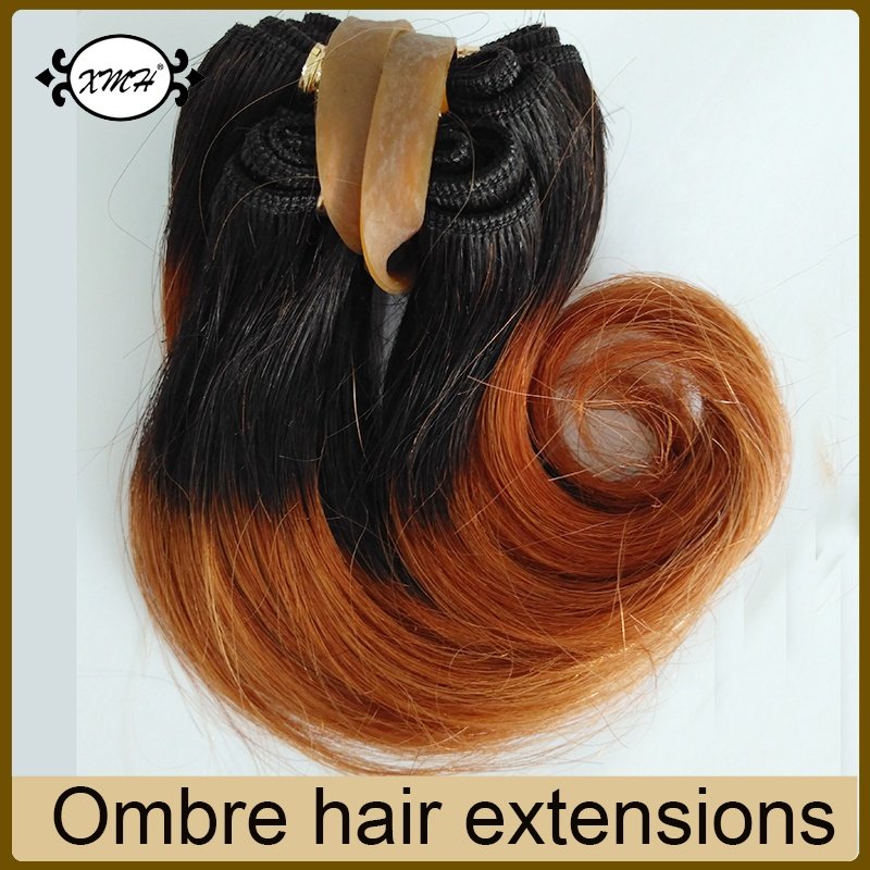 Multi Colors 6" Short Wavy Fringe Bangs Black to Blonde Red Purple Grey 99J Ombre Real Human Hair Extensions