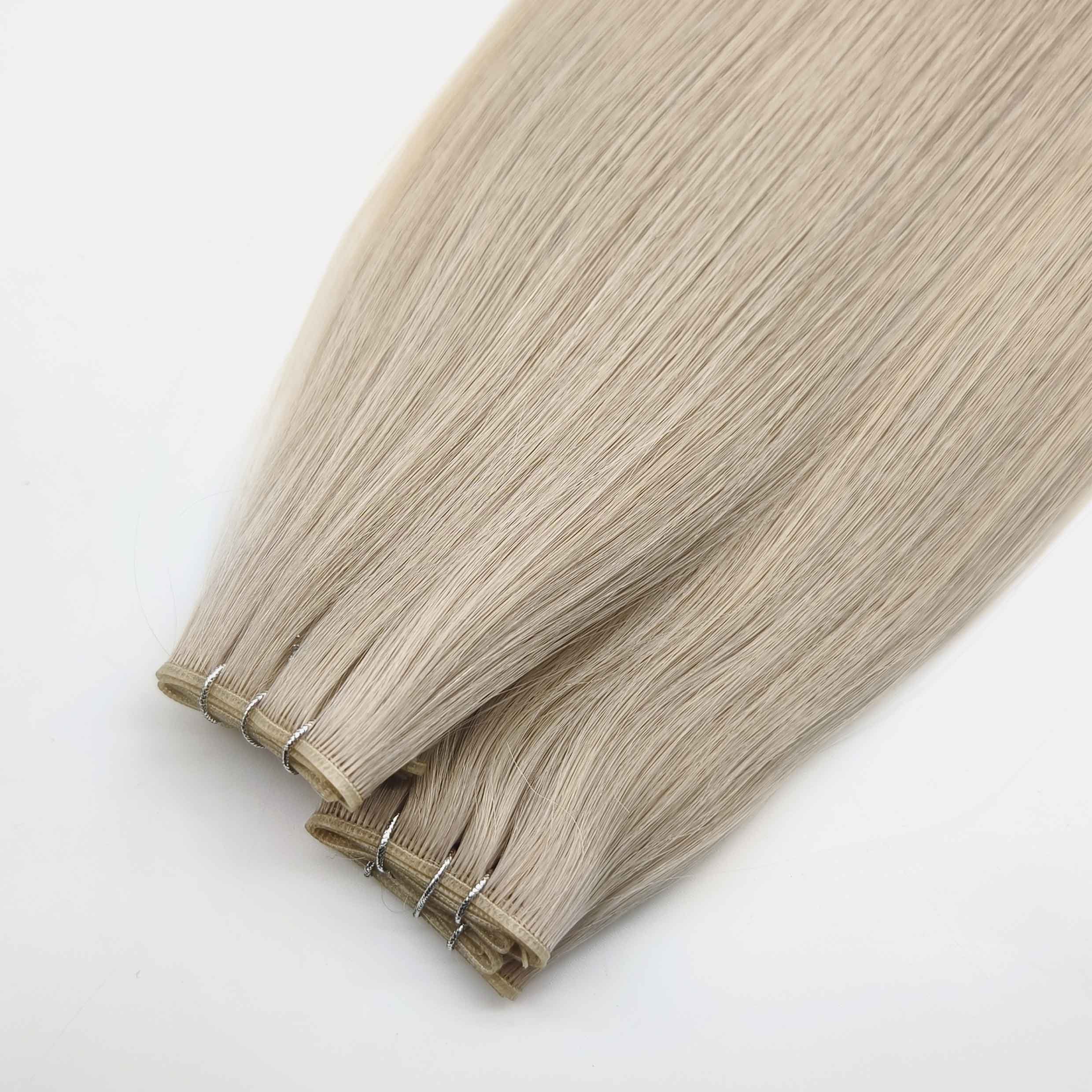 hot selling products 2024 Top quality New Genius Weft Russian Hair Extensions Double Drawn Human Hair Extensions