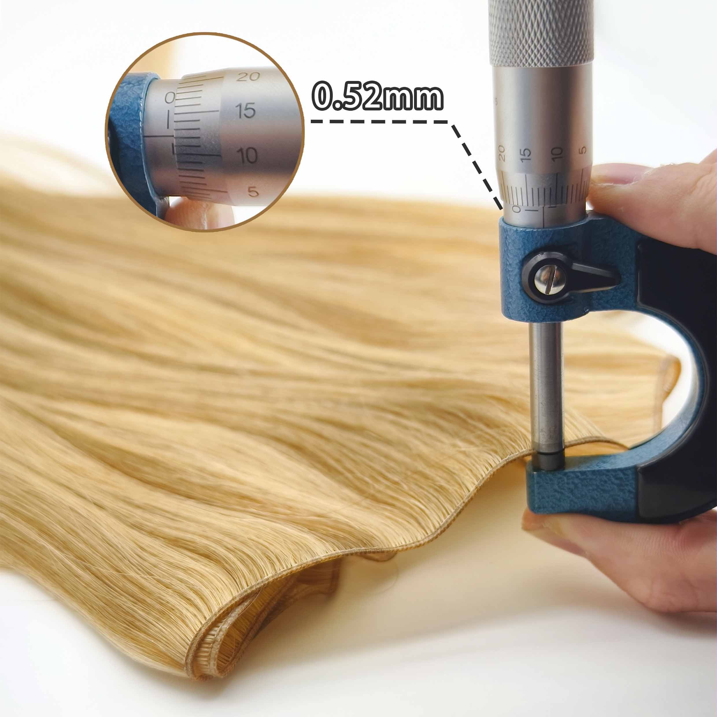 hot selling products 2024 Top quality New Genius Weft Russian Hair Extensions Double Drawn Human Hair Extensions