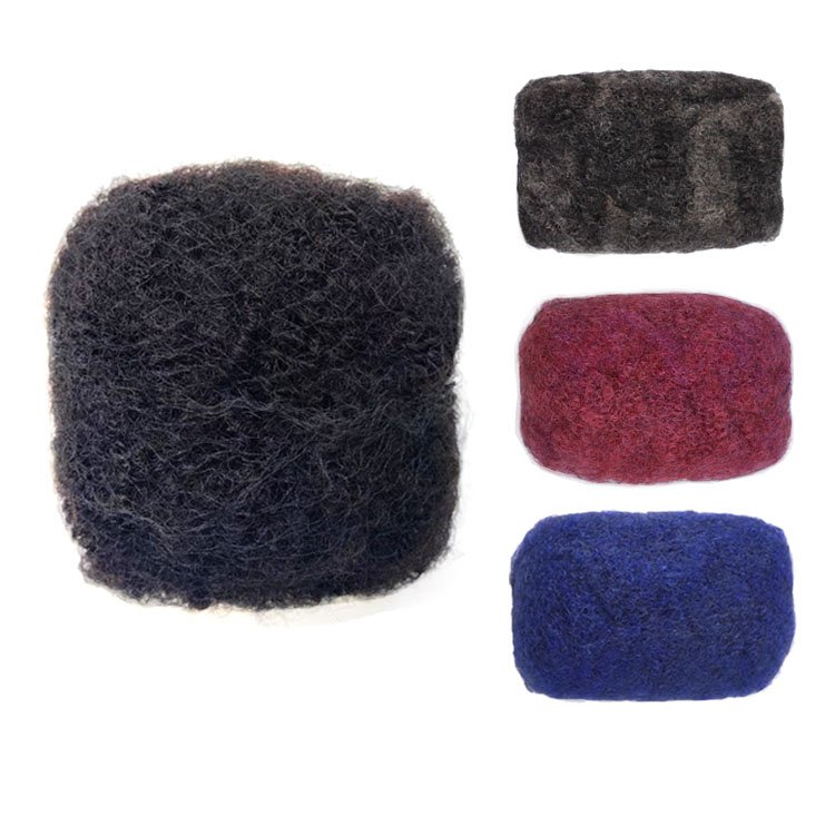 kamadreads Wholesale High Quality Afro kinkys Bulk human Hair for locs extensions braiding hair cheap price