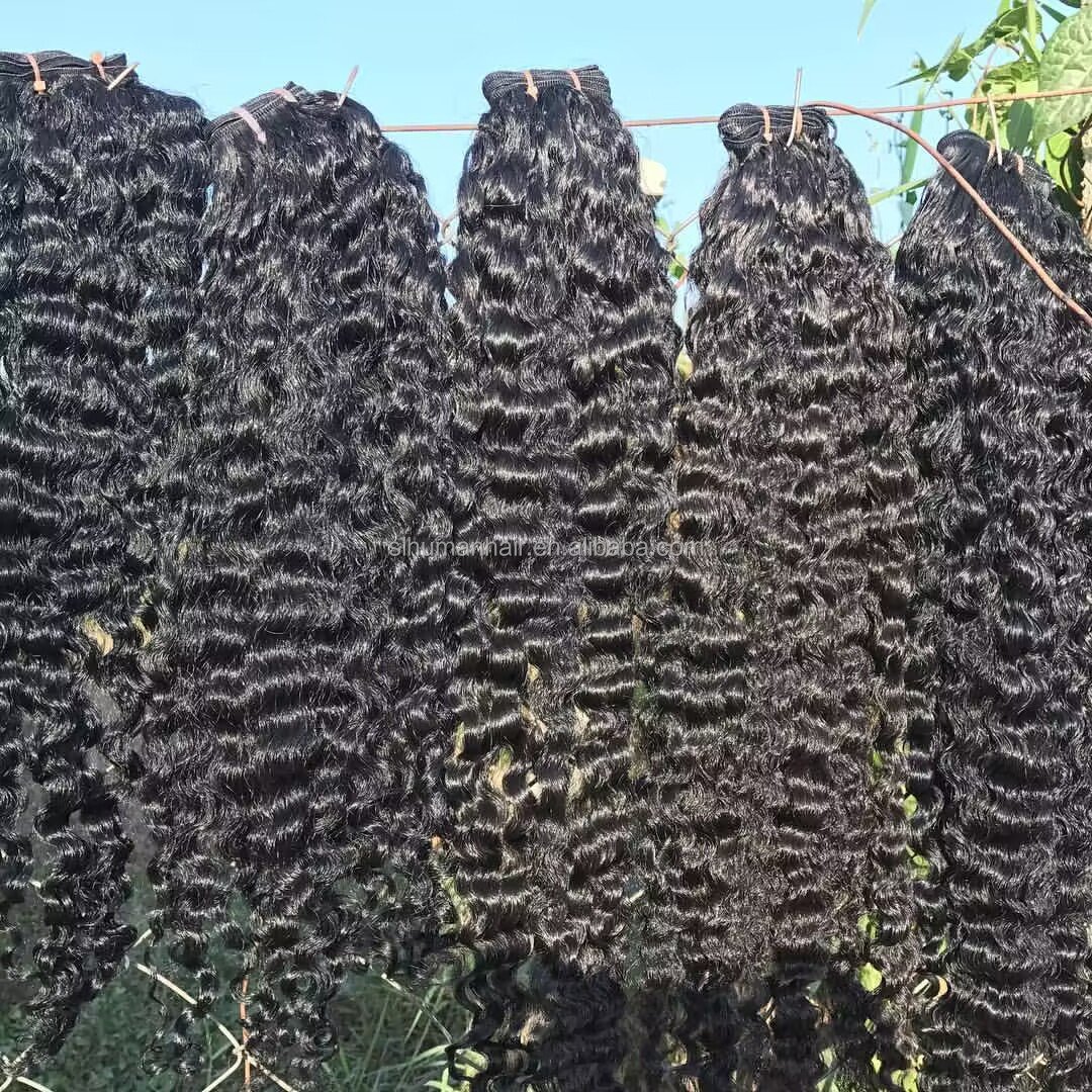 raw vietnamese hair virgin 100% raw human hair extension burmese curly cuticle aligned raw hair
