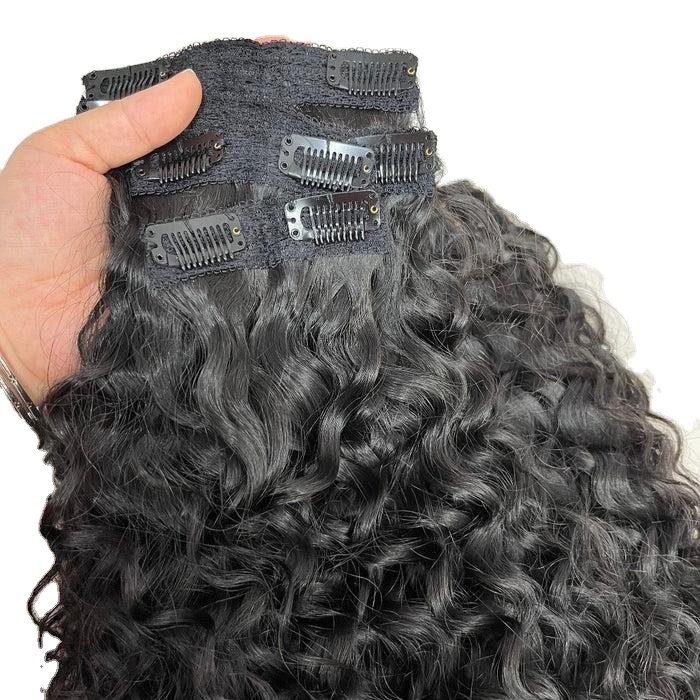 Top Quality Wholesale Price Double Drawn Raw Virgin Natural Remy Clip in 100% Human Hair Extensions with Cuticle