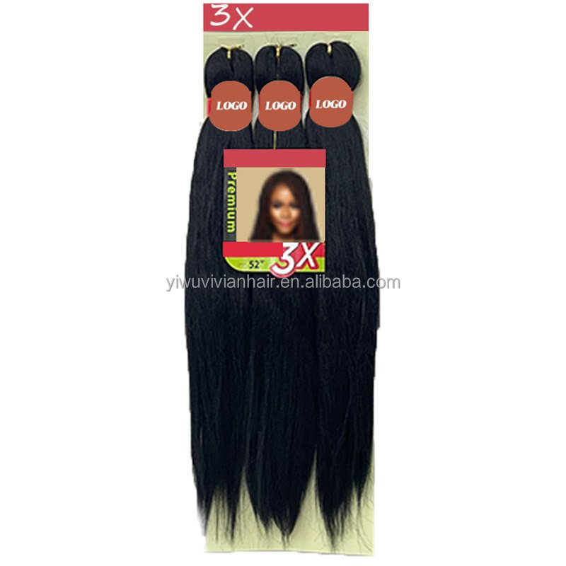 2021 whole sale synthetic ez braids hot water setting lushs prestreched braiding hair custom logo pre stretch bulk