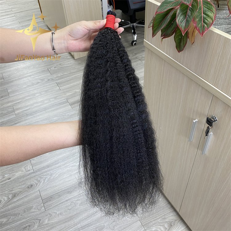 Kinky Straight Braiding Hair Full Bulk Human Hair For Braiding No Weft Human Hair Extensions