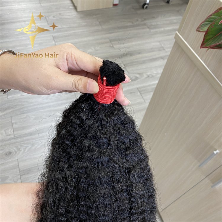 Kinky Straight Braiding Hair Full Bulk Human Hair For Braiding No Weft Human Hair Extensions