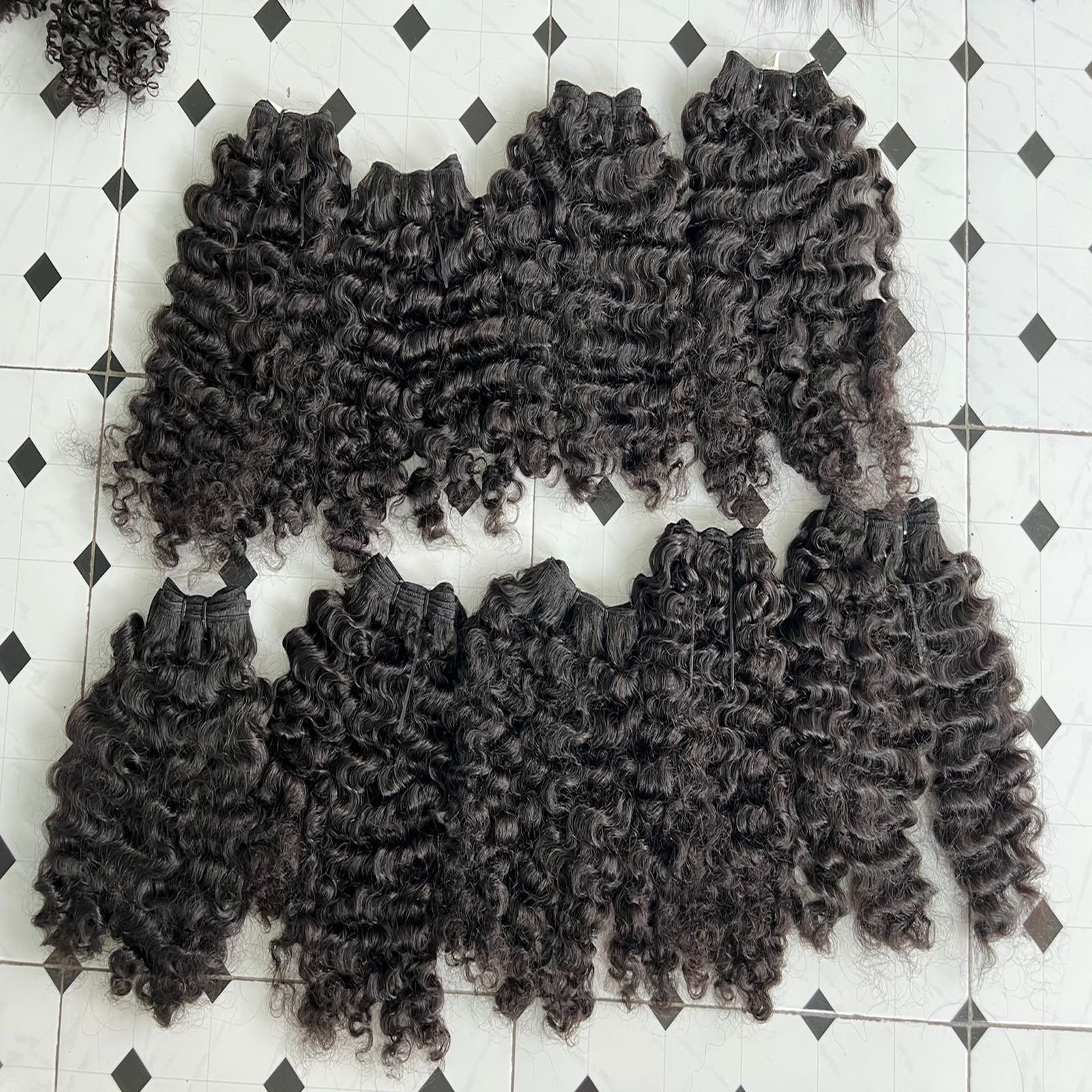 Unprocessed Virgin Raw Human Hair Extensions, Raw Burmese Curly Cambodian Hair Bundles Vendor, Raw Cambodian Hair Vendors