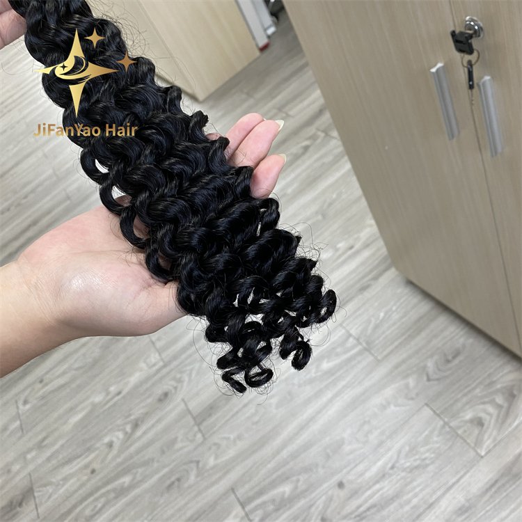 Human Braiding Hair Jerry Curly Bulk Human Hair for Braiding 100% Unprocessed Virgin Human Hair Extensions No Weft