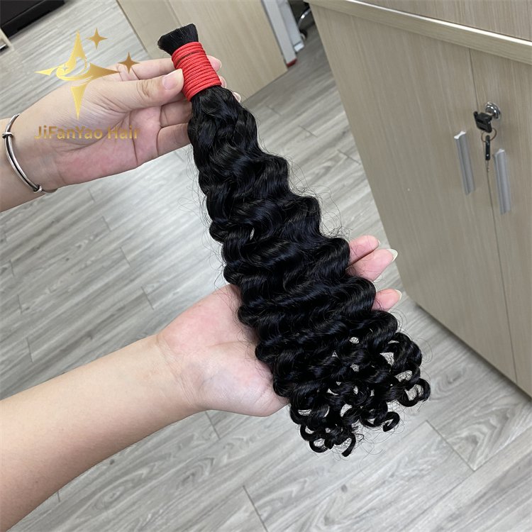 Human Braiding Hair Jerry Curly Bulk Human Hair for Braiding 100% Unprocessed Virgin Human Hair Extensions No Weft