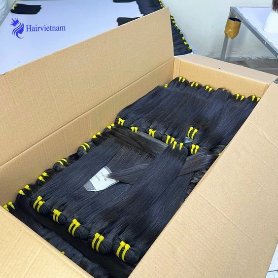 Hot sale real 100% virgin hair Vietnamese raw hair double drawn bone straight