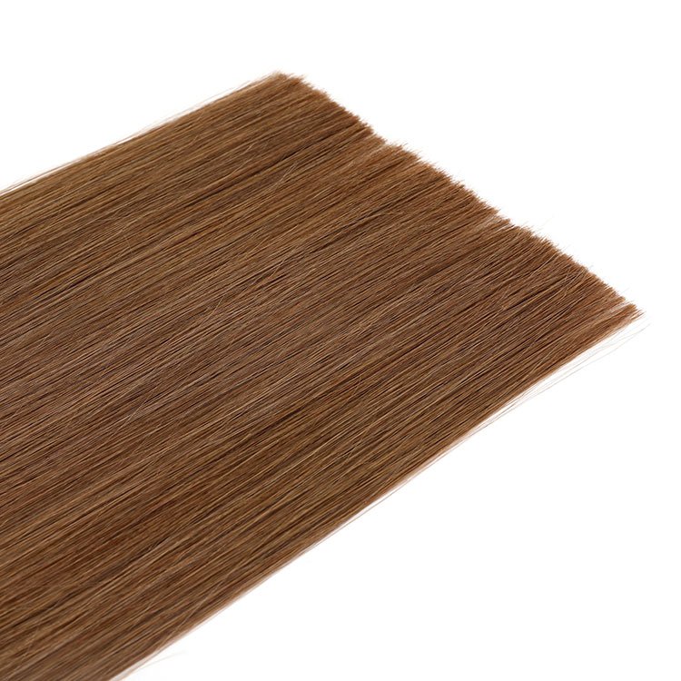 Natual Wavy Russian Karatin Remy Prebonded Flat Tip Hair Extensions