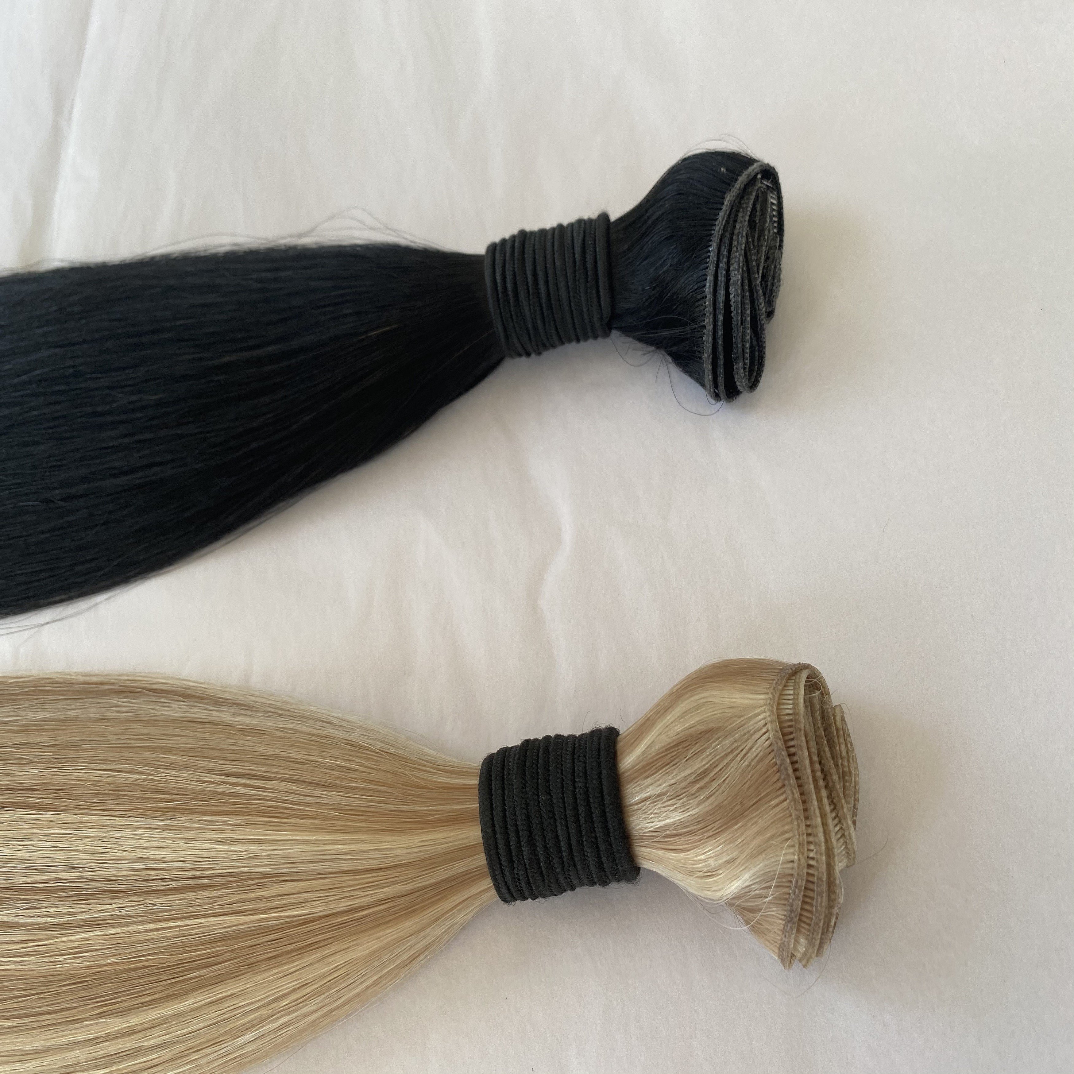 New Popular Weft Invisible Genius Weft Double Drawn High Quality Remy Human Hair Extensions Hand-tied Weft