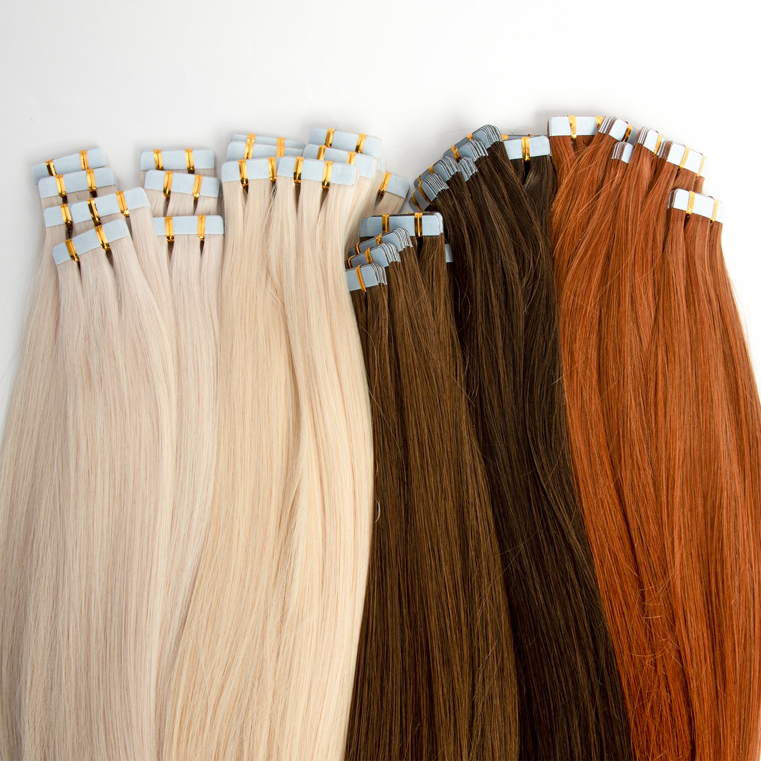 European Double Drawn Russian Human Hair Tape Hair Extension Top Quality Remy Tape In Human Hair Extensions
