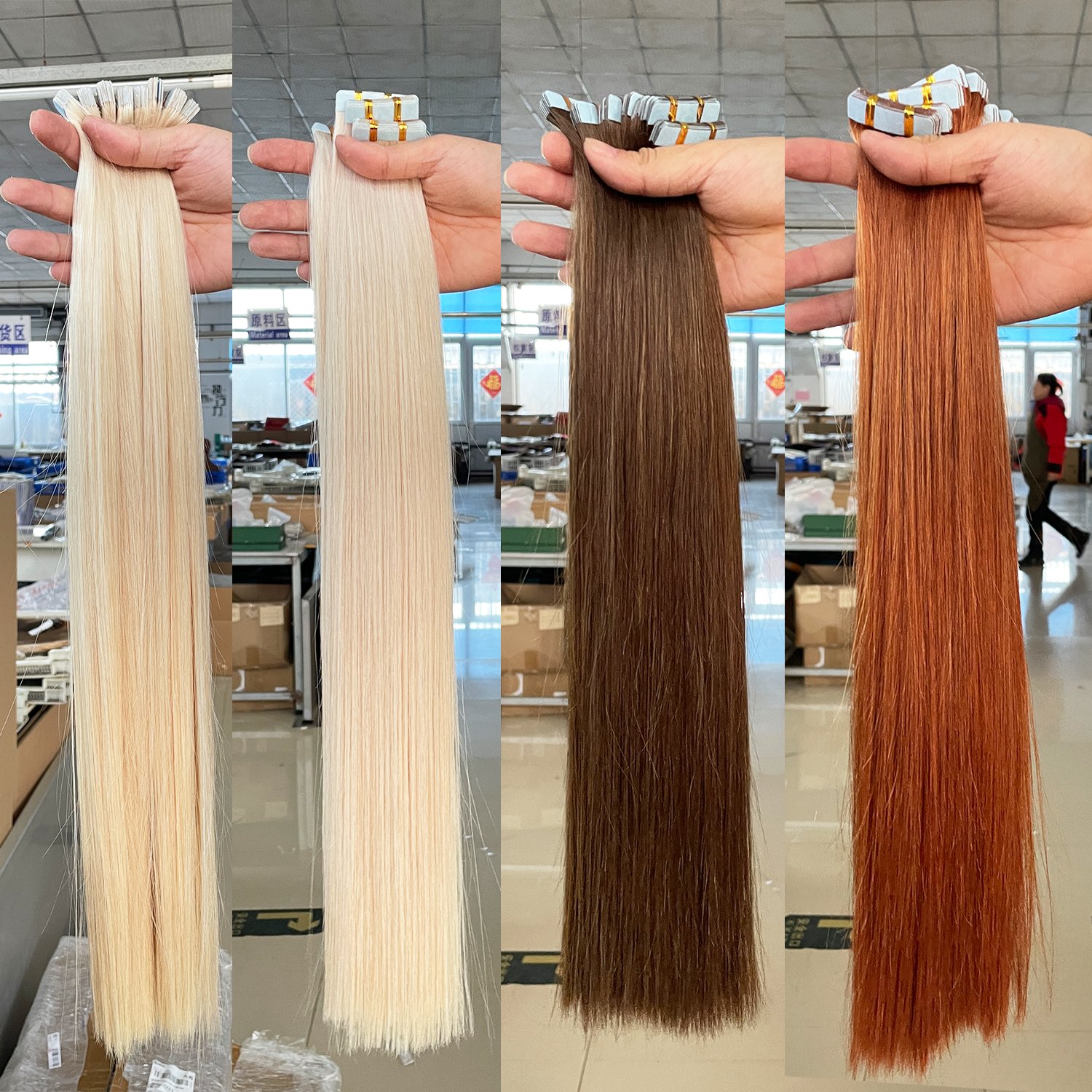 European Double Drawn Russian Human Hair Tape Hair Extension Top Quality Remy Tape In Human Hair Extensions
