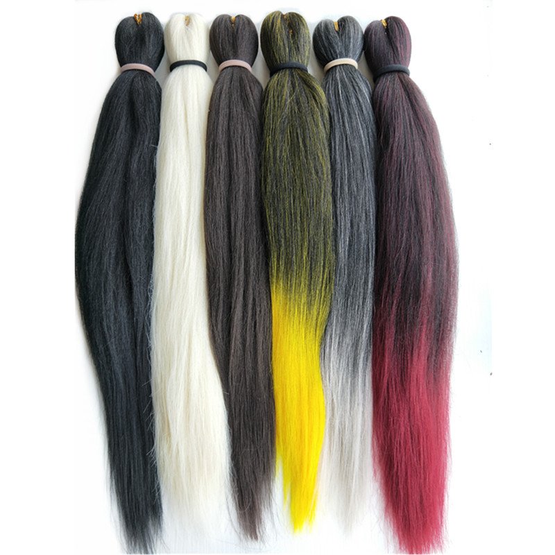 Hot Sale Style Hot Water Setting EZ Braids Hair Extensions Crochet Braids Bulk for Women Pre-stretched Yaki Braiding Hair