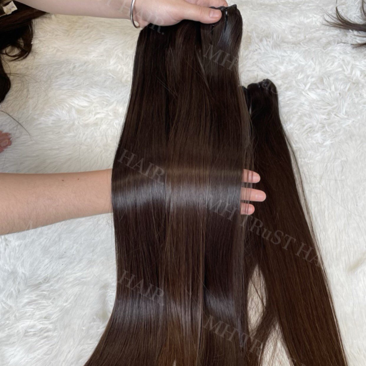 MH Trust Weft Hair Extensions Hot Selling 2024 8 Inches to 30 Inches 100 Grams in Stock for Human Hair Extensions