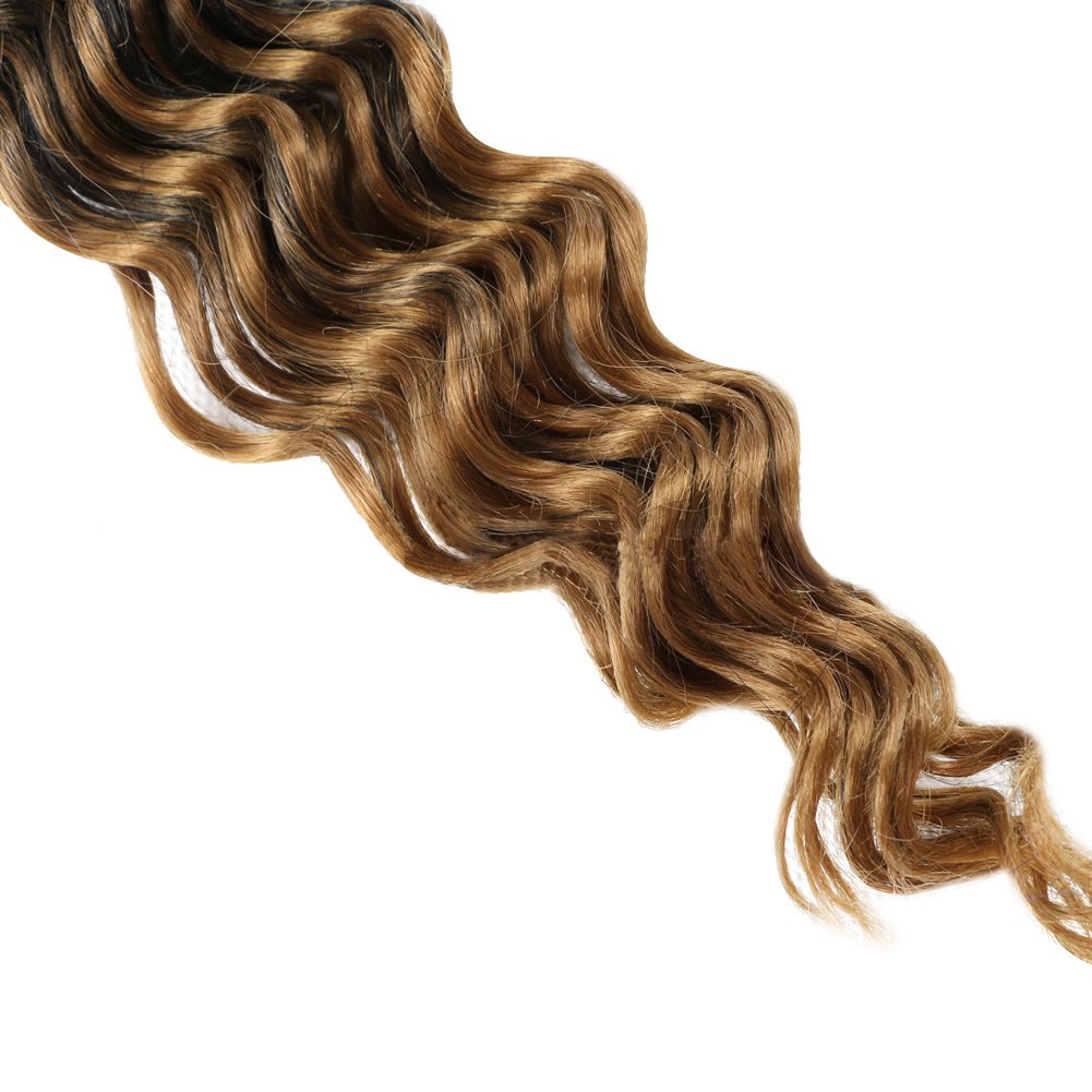 22 Inch Deep Wave Braiding Hair for Goddess Knotless Braids Synthetic Deep Wave Crochet Hair Close To Human Hair