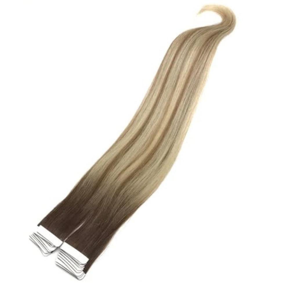 Wholesale Double Drawn Skin Weft Tape Remy Hair Natural Invisible PU Tape In Human Hair Extensions
