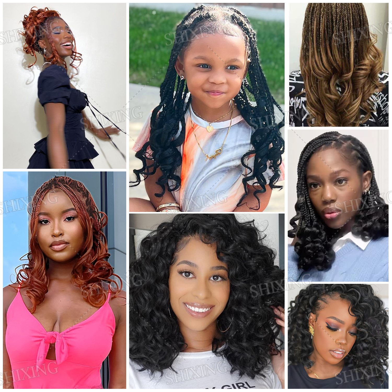 12 Inch French Curls Braiding Hair Extensions Synthetic Curl Hair Loose Wave Spiral Curl Crochet Hair Braids