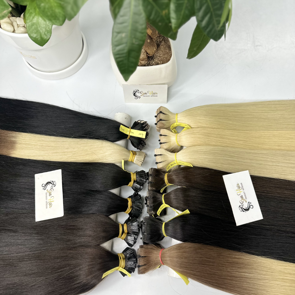 Wholesale Various Colour Natural Straight Unprocessed Raw Cuticle Aligned Invisible Tape Hair 100% Human Hair Extensions