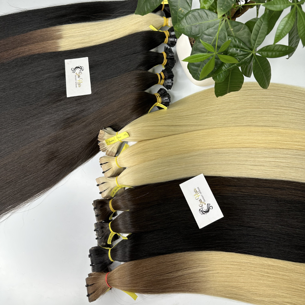 Wholesale Various Colour Natural Straight Unprocessed Raw Cuticle Aligned Invisible Tape Hair 100% Human Hair Extensions