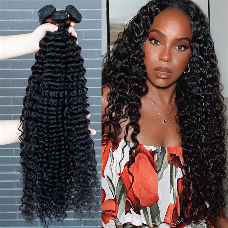 3 4 Bundles Deals Brazilian Water Wave Curly Bundles Wholesale Vendor 30 40 Inch Loose Deep Wave Bundles Human Hair Extensions